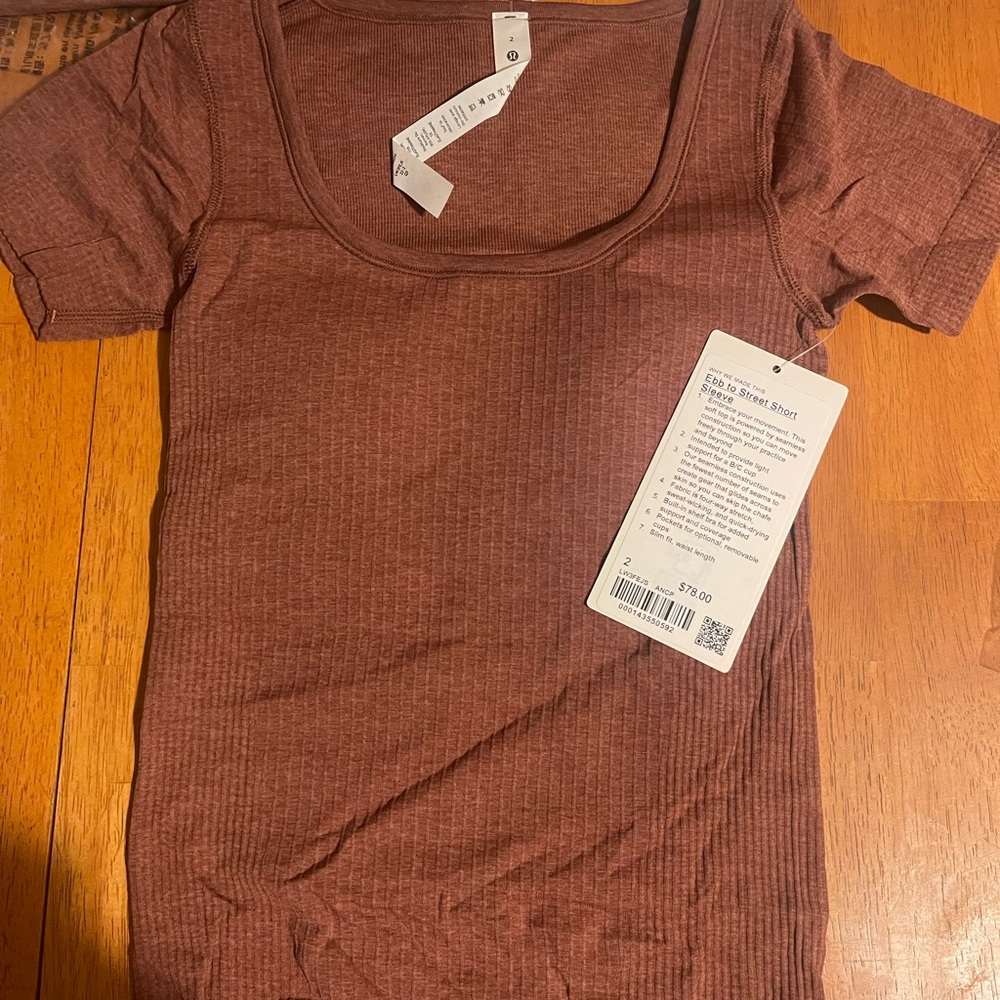 Lululemon Ebb to Street Short Sleeve